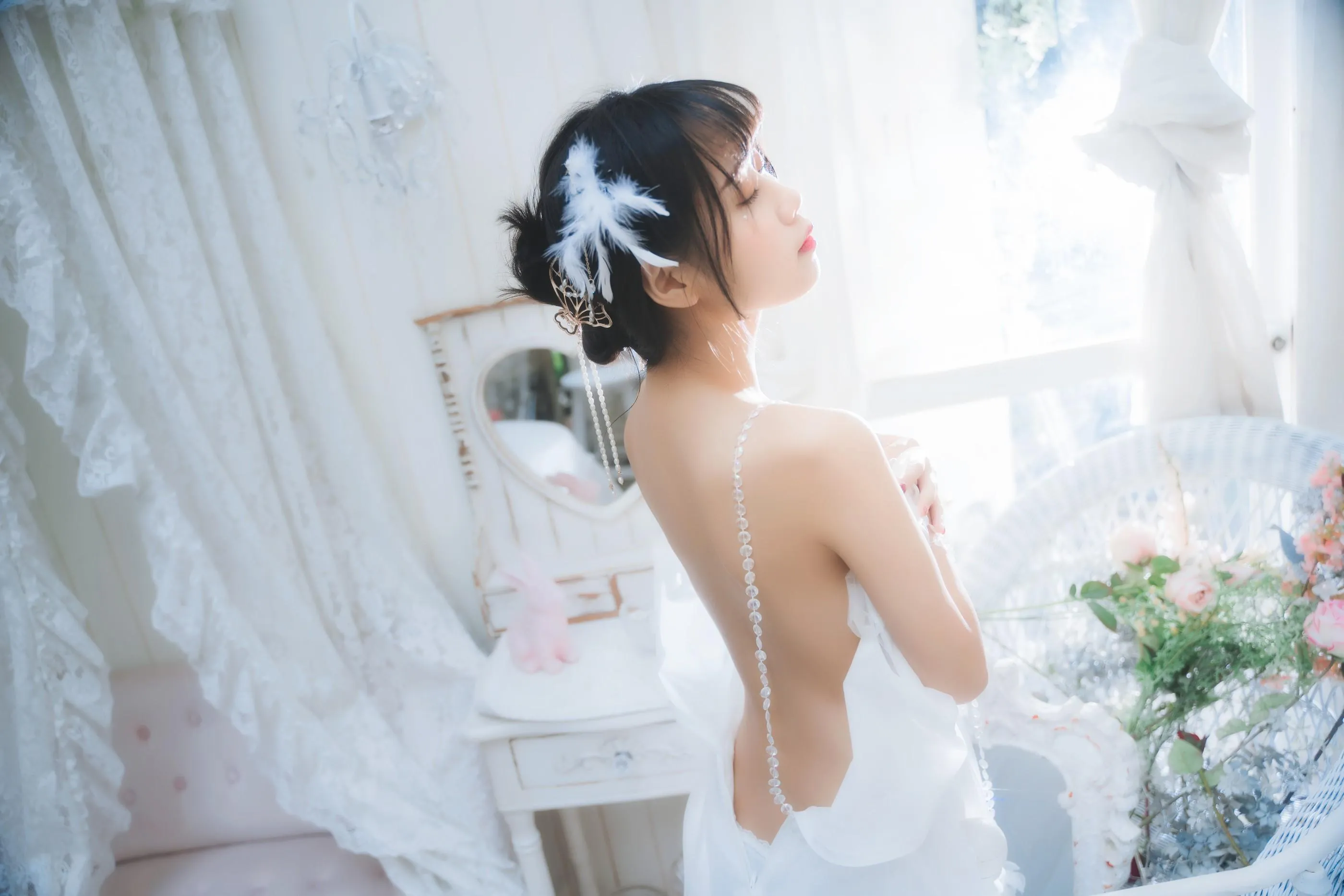 [艺图语] 2022.05.28 纯白花嫁 萌芽儿o0 [33P]插图1